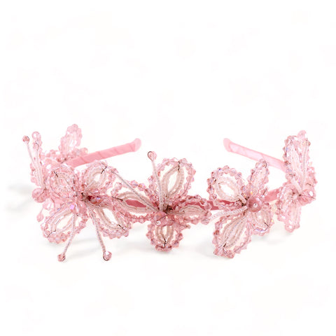 Luxury Childrens Crystal Hair Accessories - pink