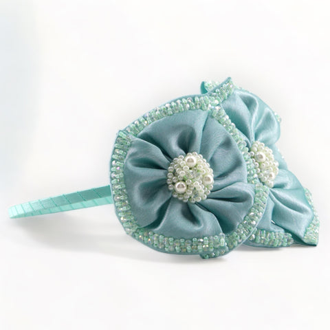 Luxury flower headbands for kids by Sienna Likes to Party Designer Accessories