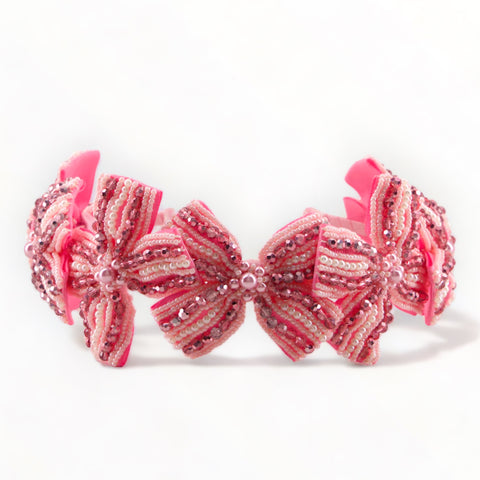 Best luxury pink hair bow accessories for children
