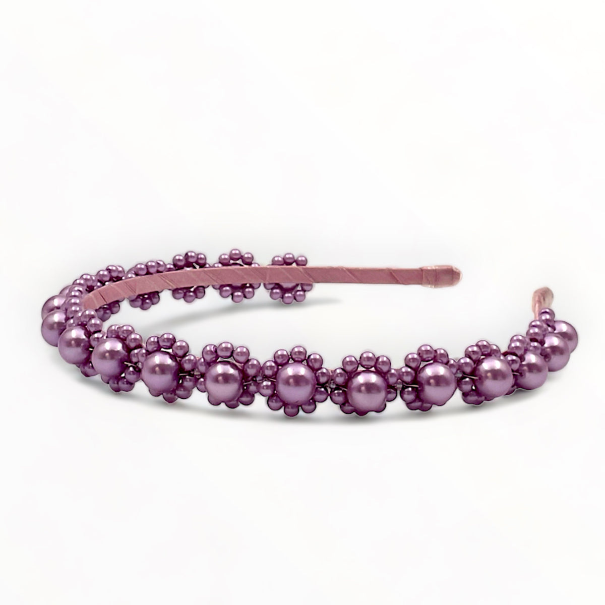 Designer Lilac Hair Accessories | Luxury Tiffany Lilac Pearl  display picture 1