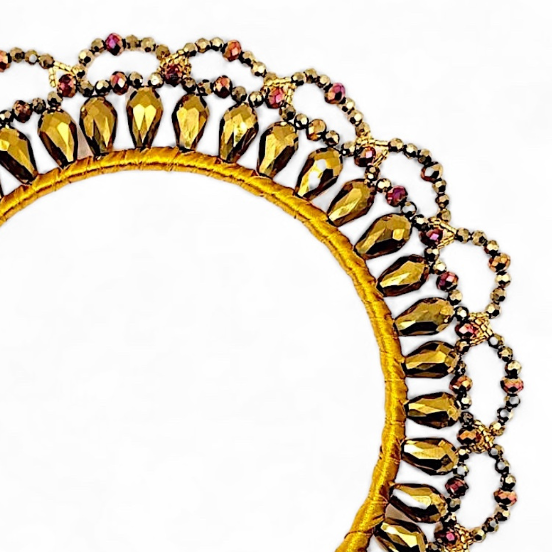 Buy Kids Princess Tiara Erica Metalic Gold Childs Crown Sienna