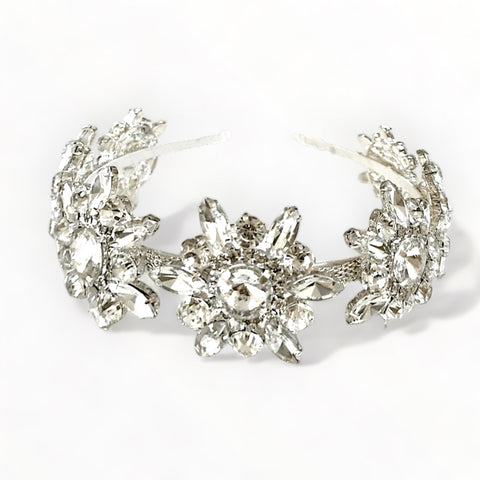 Best diamante flower tiara for weddings