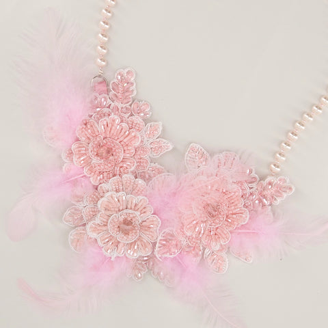 Girls Luxury Fashion Accessories | Sienna Likes to Party Handmade pink necklace