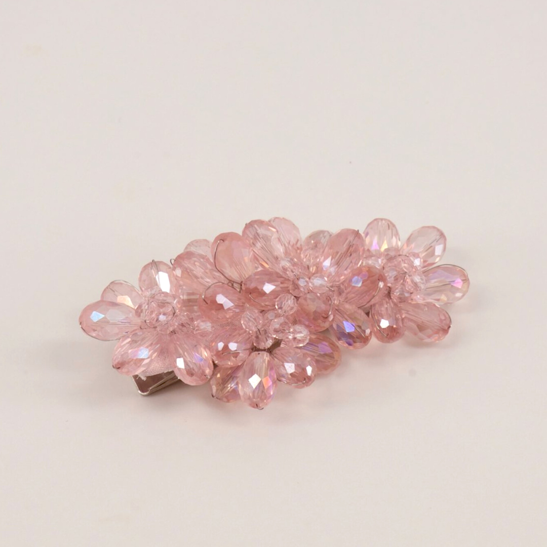 Designer Girls Hair Accessories | Estee Pink Crystal Hair  display picture 3
