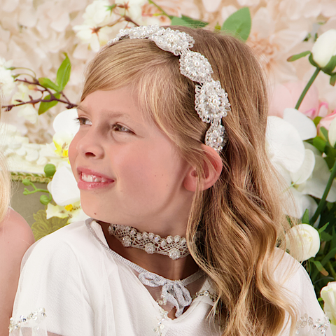 Luxury Flower Girl Hair Accessories for Children by Sienna Likes to Party