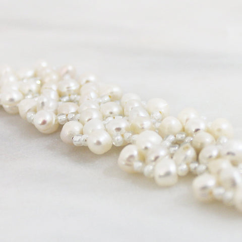 The Alexandra Couture  Luxury Girls Pearl Bracelet.