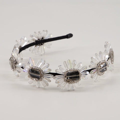 Designer Crystal Flower Headband | Sienna Likes To Party 