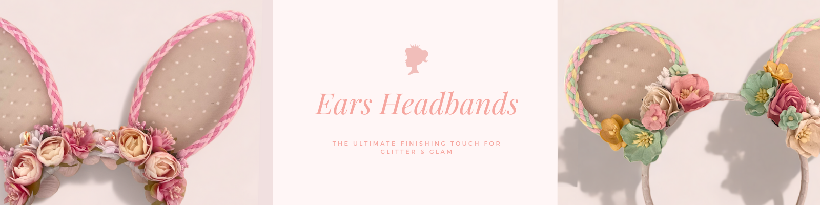 Luxury designer kids’ ears headbands featuring handcrafted pearls, crystals, and intricate embellishments for stylish girls' fashion.