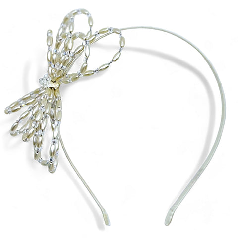 The Lavender Pearl Kids Bow Headband