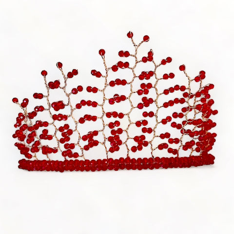 Designer Childrens Hair Accessories - Red Tiara