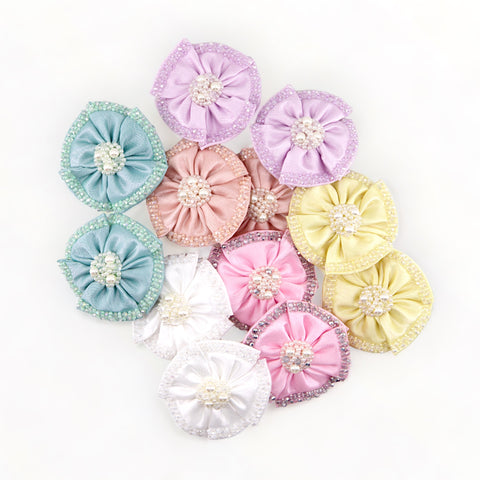 Pastel hair clip sets for children