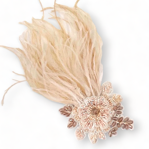 Designer Flower Girl Hair Accessories - blush