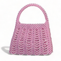 Kids luxury pearl accessories | pink handbag
