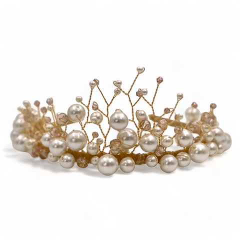 Girls Pearl and Crystal Headband by Sienna Likes to Party