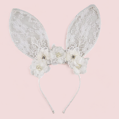 Buy best lace girls bunny hears headband