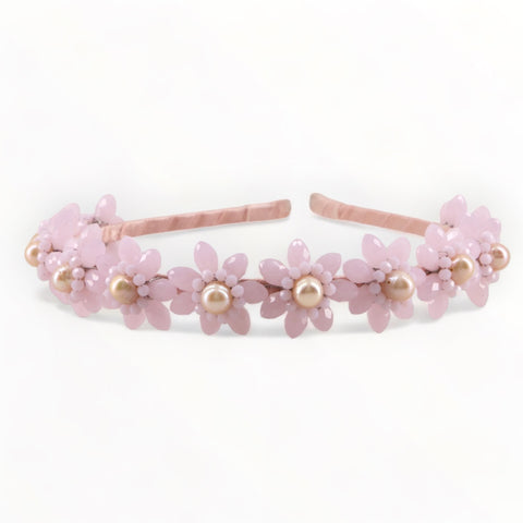 Buy Best pInk pearl handmade headbands