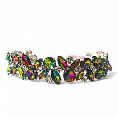 Best designer handmade rainbow diamante rhinestone headband is handmade by Sienna Likes to Part