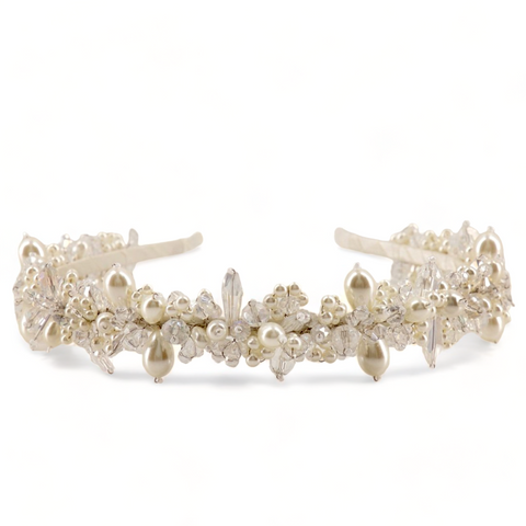 Designer Girls Pearl Tiara