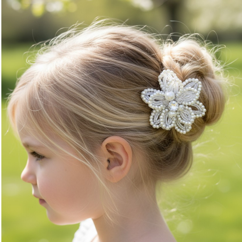 The Miss Flora Girls Pearl Hair Clip