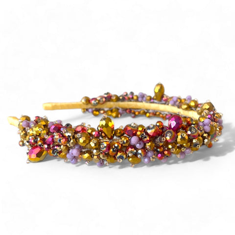 handmade Gold headband 
