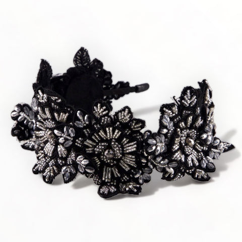 Girls Hair Accessoires - Black flower crowns