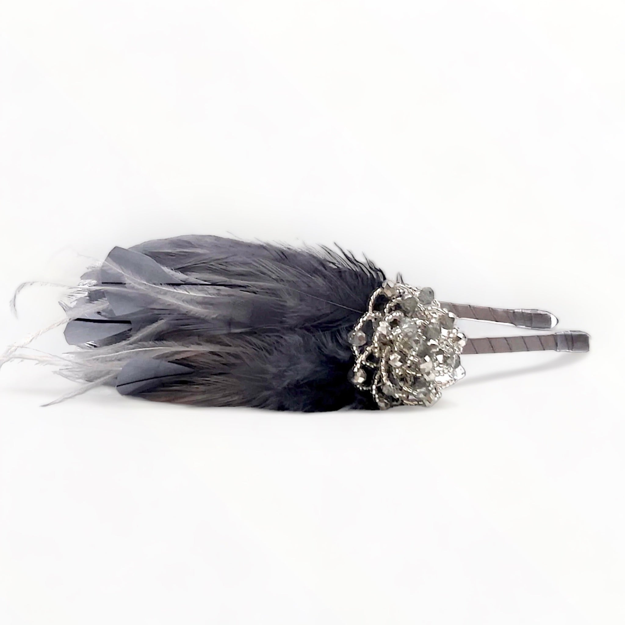 Designer Hand made Feather Hair Accessories by Sienna Likes to Party