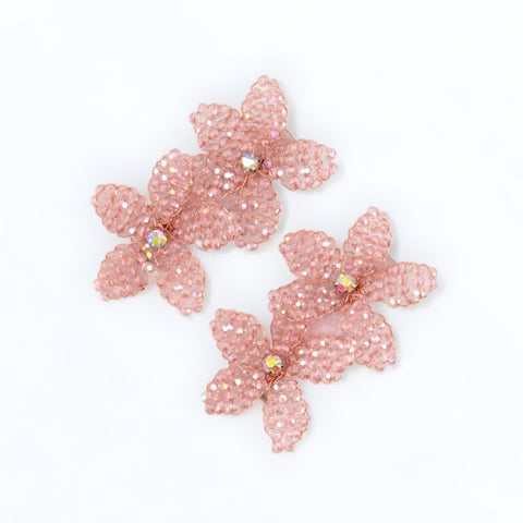 Toddler crystal hair clip sets