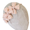 Luxury Girls Hair Accessories in apricot and pearl