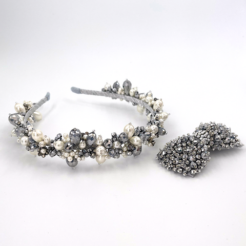 Best Designer Silver Hair Accessories for Children by Sienna Likes to Party