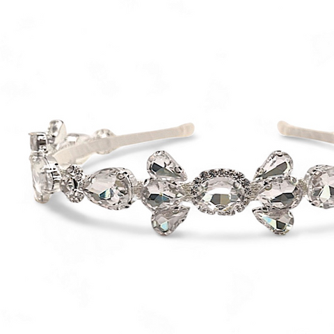 The Cynthia Girls Diamante Tiara Headband