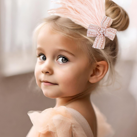 The Sariel Fascinator Childs Bow Clip