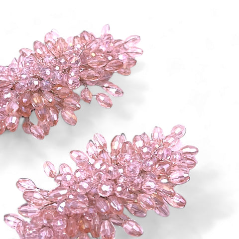 The Lizzie Girls Pink Crystal Clip Set