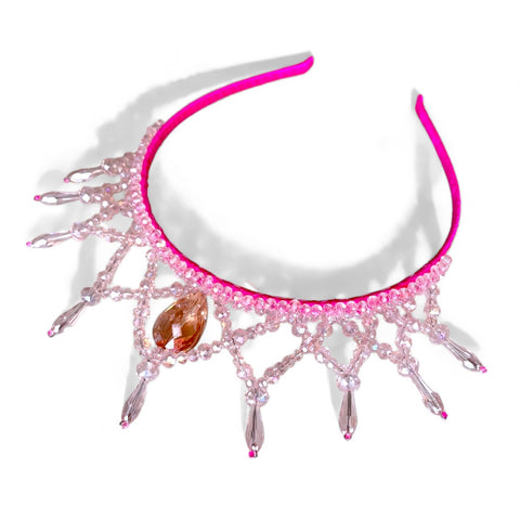 The Royalty girls pink princess crown
