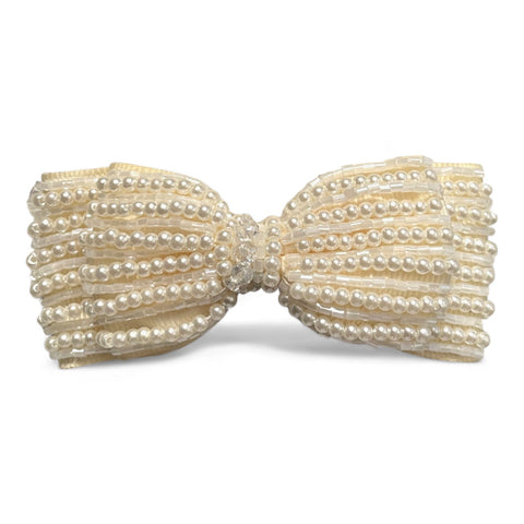 The Anise Girls Pearl Bow Clip