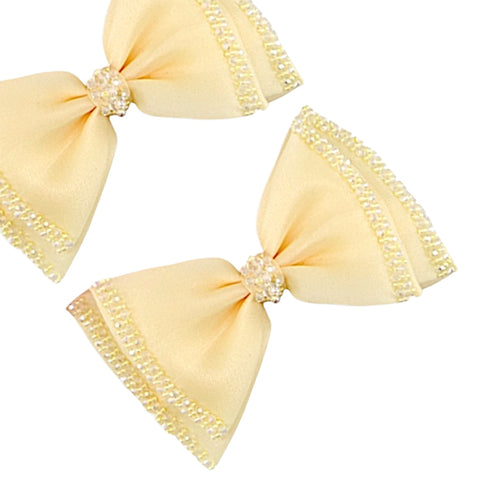 The Freesia Girls Bow Clip Set