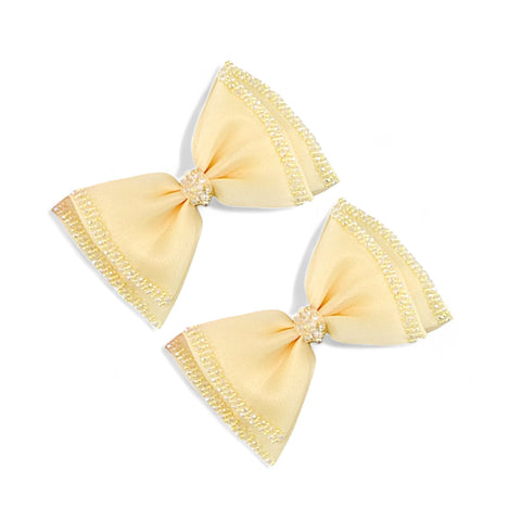 The Freesia Girls Bow Clip Set