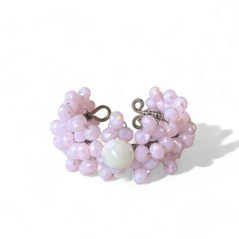 The Sweet Lily Pink Crystal bracelet