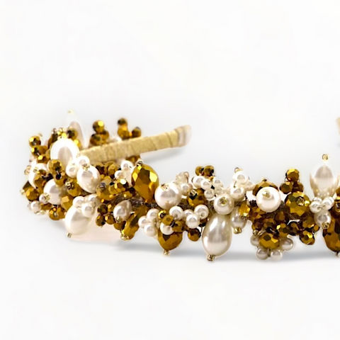 Designer Childrens Gold Headband