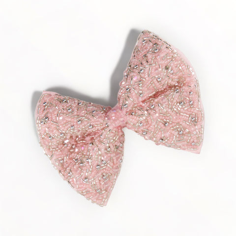 Luxury Starstruck Pink Hair Bow Clip