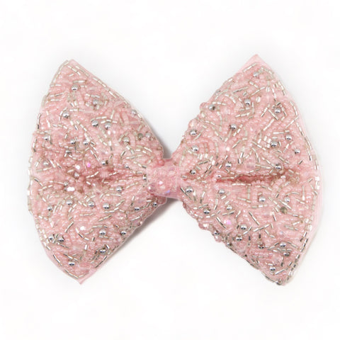 Luxury Starstruck Pink Hair Bow Clip