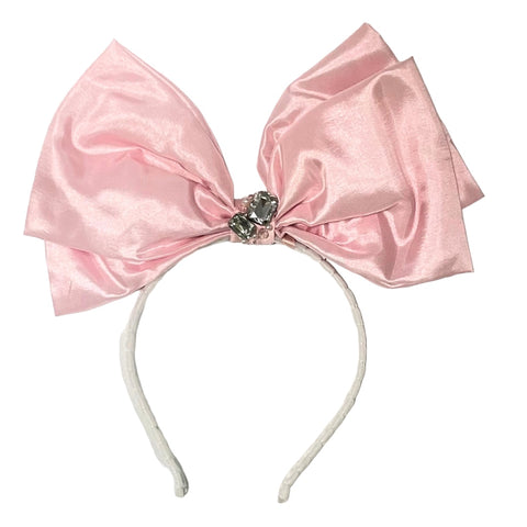 Cosmos Girls Statement Pink Bow Headband