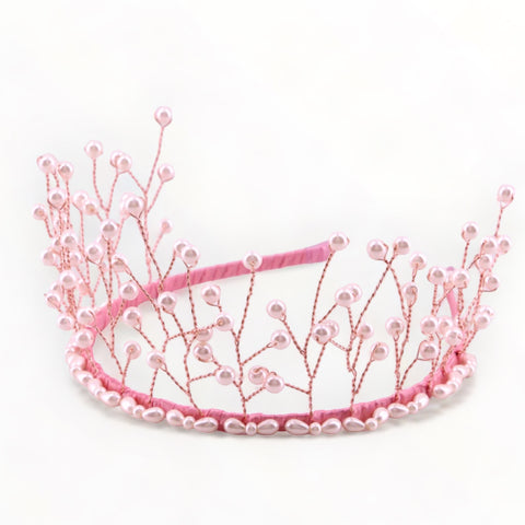 Pink pearl girls tiaras and crowns