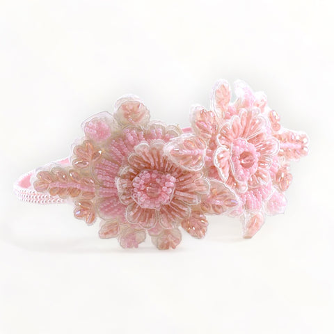 Designer handmade kids pink hair accessories