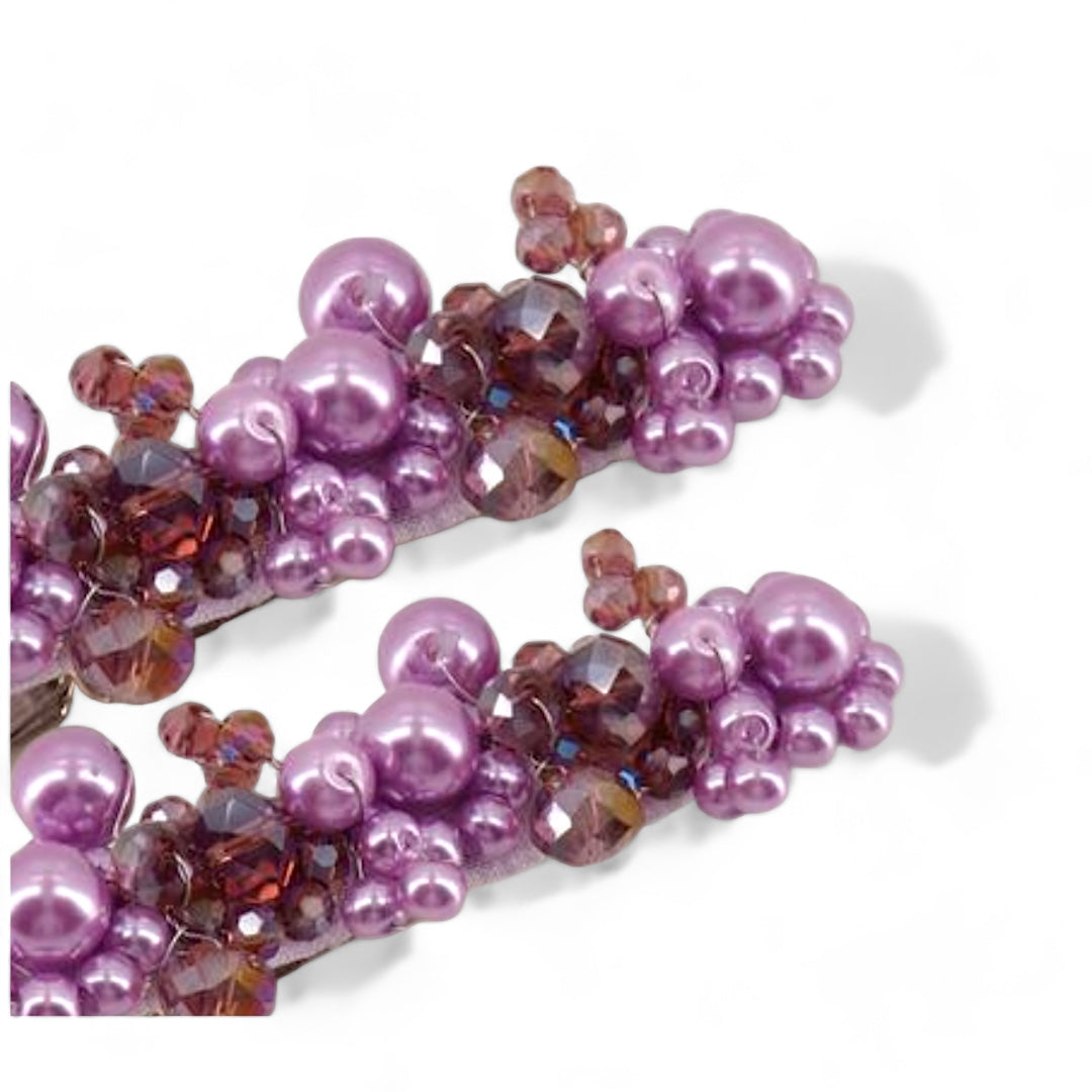 Buy designer baby girl lilac accessories | Caressa Girls Clip Set ...