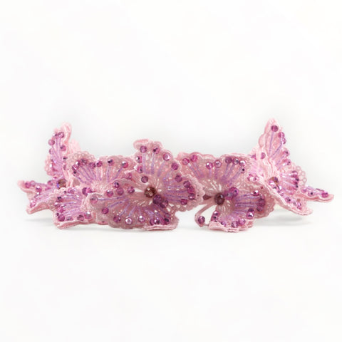 Luxury Handmade hair accessories in pink for children