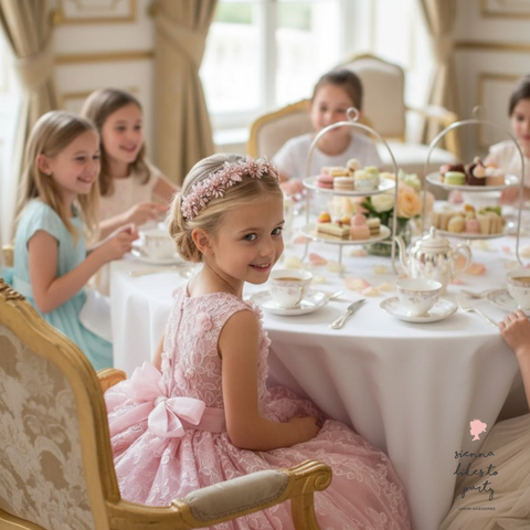 The Lily Rose Flower Crown Headband — Handmade Pastel Pink Headband for Flower Girls