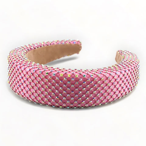 Girls Padded headbands with diamantes for Girls 