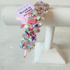 Elegant girls rainbow crystal headband for flower girls and heirloom occasions