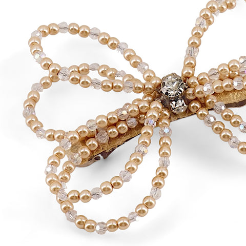 buy hand beaded childs hair bow