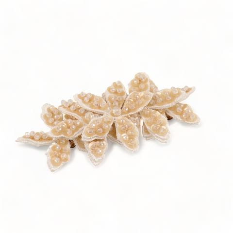 Blush crystal hair clip for girls